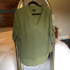 Olive green blouse